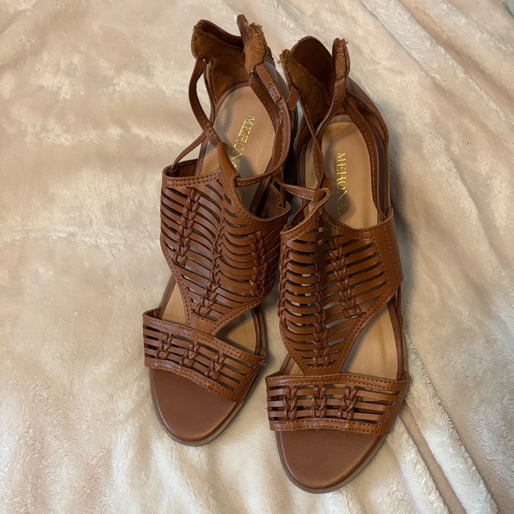 Target Brown Strappy Women's Sandals